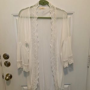 White kimono/cover up